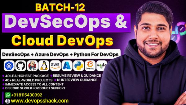 Devops Shack Batch-12 | DevSecOps & Cloud DevOps | Recorded